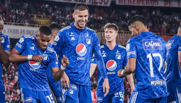 Millonarios sumó otro triunfo y se mantiene en el primer lugar de la Liga BetPlay. (Foto: Millonarios)