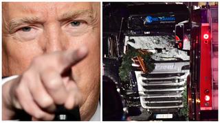 Trump: Terroristas islámicos masacraron a cristianos en Berlín