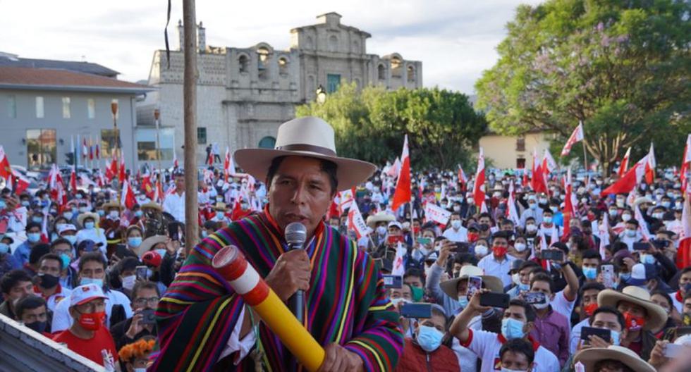 Pedro Castillo: “I am going to speak while the electoral authorities give us the results” |  Elections 2021 Flash elections Ipsos nndc |  ELECTIONS-2021