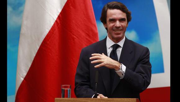 Aznar pide a la comunidad internacional actuar contra Maduro