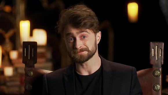 Daniel Radcliffe participó en el especial “Regreso a Hogwarts”. | Foto: HBO Max