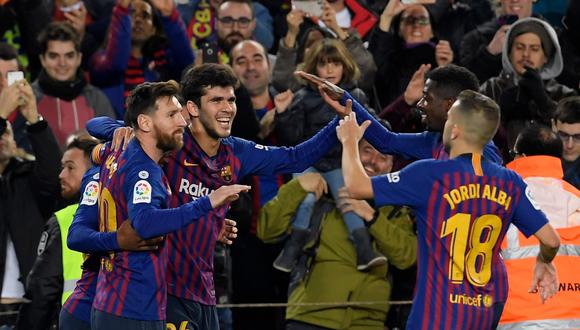 Barcelona venció 2-0 a Villarreal con goles de Gerard Piqué y Carles Aleñá en el Camp Nou | VIDEO. (Foto: AFP)