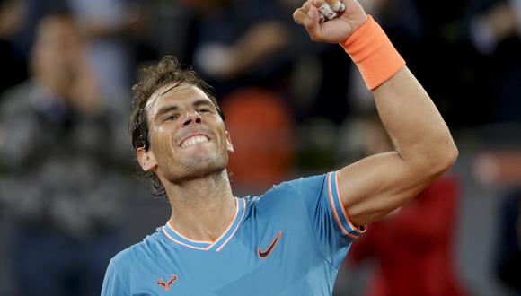Rafael Nadal no tuvo problemas para derrotar a Stan Wawrinka y jugará las semifinales del Masters de Madrid ante Tsitsipas. (Foto: AP)
