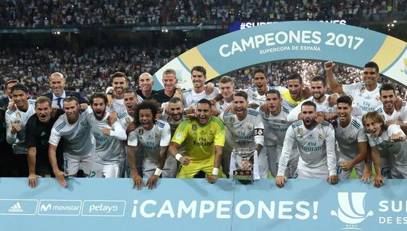 Real Madrid superó ampliamente al Barcelona en los duelos por la Supercopa de España 2017. (Foto: Reuters)