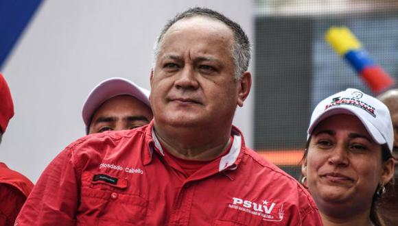 Diosdado Cabello hizo la acusación contra el Banco de Inglaterra en su programa de televisión "Con el mazo dando". (Getty Images via BBC)