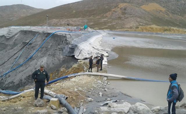Áncash: reportan derrame de relave minero en Recuay