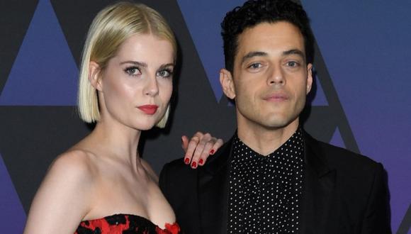 “Bohemian Rhapsody”: Rami Malek confirma romance con Lucy Boynton (Foto: AFP)