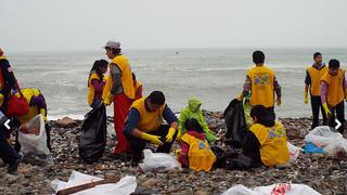 Callao: más de 60 toneladas de residuos se recogieron en playas