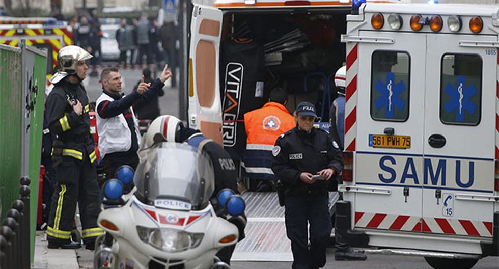 Atentado dejó doce muertos y al menos veinte heridos en París. (Foto: EFE)