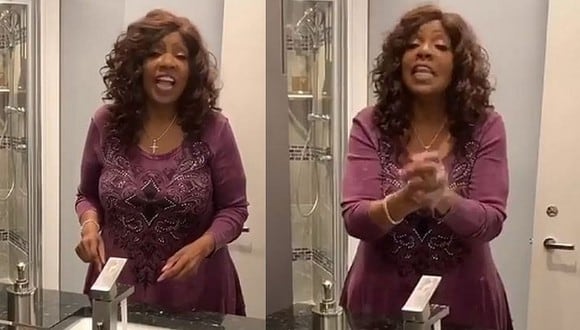 Gloria Gaynor grabó un video explicativo para que sus seguidores aprendan a lavarse las manos en 20 segundos. (Foto: Instagram)