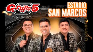 Grupo 5 hace sold out en venta de entradas: Orquesta anuncia segunda fecha en el Estadio San Marcos