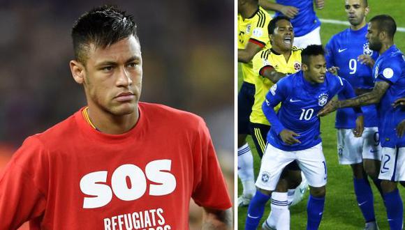 Neymar recordó como una "lección" su expulsión en Copa América