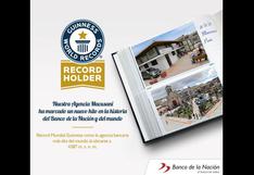 Perú obtuvo el récord Guinness a la agencia bancaria más alta del mundo