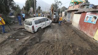 Lima realiza limpieza de vías afectadas por inundaciones