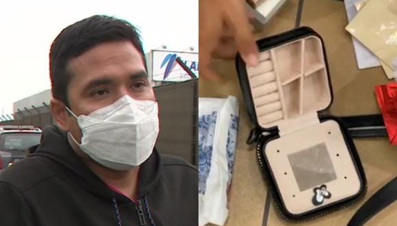 César Velarde Grados denuncia que objetos de valor que estaban dentro de maletas fueron robados en el aeropuerto Jorge Chávez al retornar de España | Captura de video: América Noticias