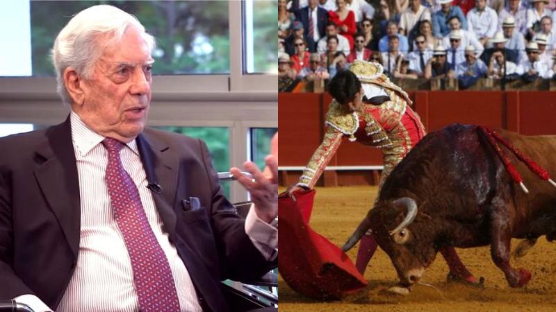 Antes de sus críticas al gobierno chino. Vargas Llosa hizo polémica tras felicitar la decisión del  Tribunal Constitucional por declarar legales las corridas de toros.