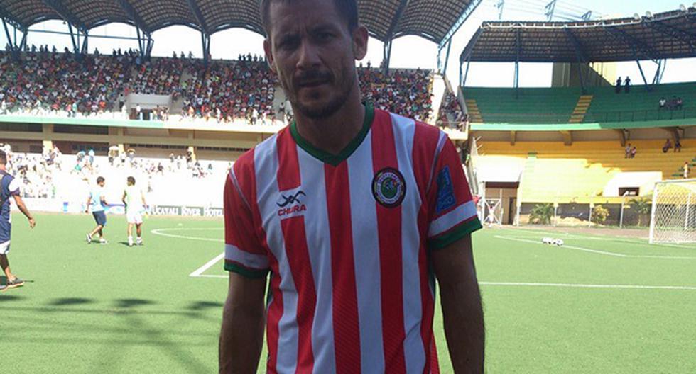 Jhonny Olórtegui fue el goleador de la tarde que dio alegría a los loretanos. (Foto: Sport Loreto)