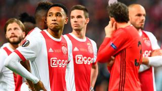 Los rostros de decepción del Ajax tras la derrota en la Europa League