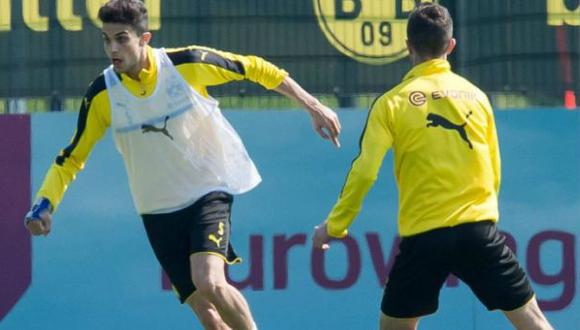 Marc Bartra volvió a entrenar con Dortmund tras atentado