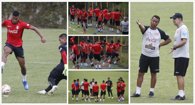Las postales del entrenamiento de Perú tras la derrota ante Uruguay en el Preolímpico Sub-23. (Foto: Violeta Ayasta / GEC)