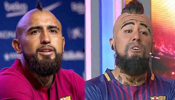 Arturo Vidal y su imitador boliviano. (Video: YouTube/Unitel)