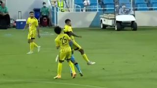 Wilder Cartagena salió expulsado en el Al Ittihad Kalba por la UAE Pro League | VIDEO