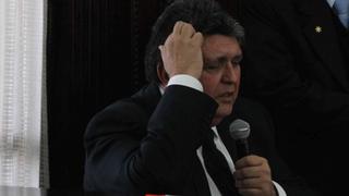 Alan García: Quedan al voto sus alegatos sobre megacomisión