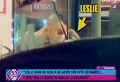 Leslie Shaw es captada besándose con Coto Hernández y confirman romance
