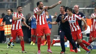 Olympiacos dio el golpe: venció 3-2 al Atlético de Madrid