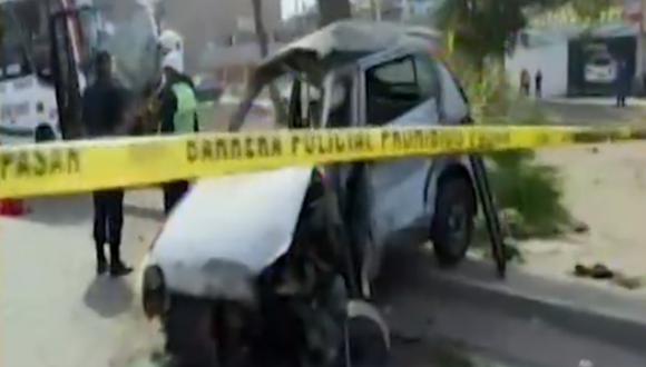 El accidente se produjo en el cruce entre las avenidas Universitaria y San Carlos. (Foto: Captura)