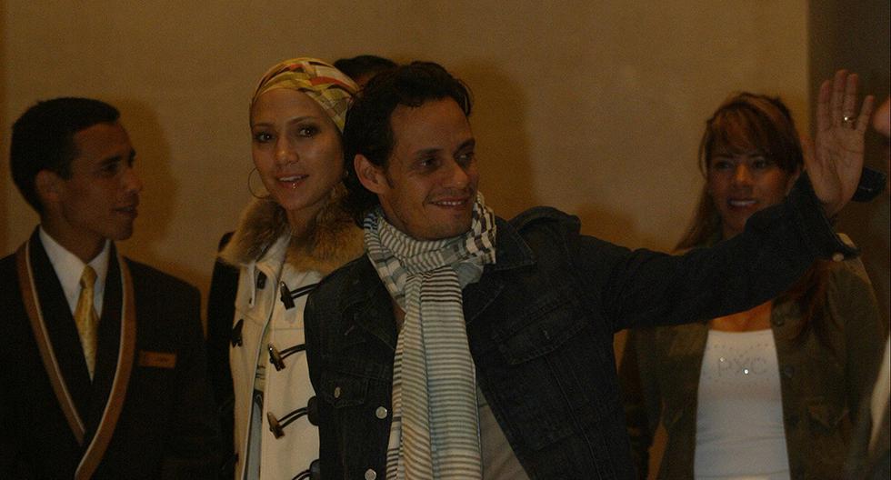 Marc Anthony y Jennifer Lopez llegaron a Lima el 1 de diciembre del 2005. (Foto: Miguel Bellido / GEC)