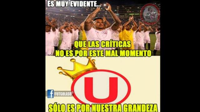 Universitario de Deportes y Alianza Lima igualaron 1-1 en el partido más importante de la jornada 12 del Torneo Apertura. El clásico del fútbol peruano desató hilarantes memes en la red social Facebook