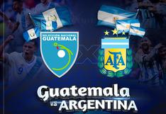 LINK Tigo Sports en vivo | Guatemala vs. Argentina hoy gratis