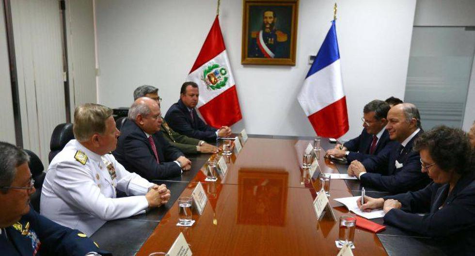 El ministro francés Laurent Fabius concluyó hoy su visita oficial al país. (Foto: Andina)