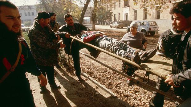 The Chechen wars are remembered for their brutality.  Various estimates put the total number of deaths in the hundreds of thousands between military and civilians.  (GETTY IMAGES).