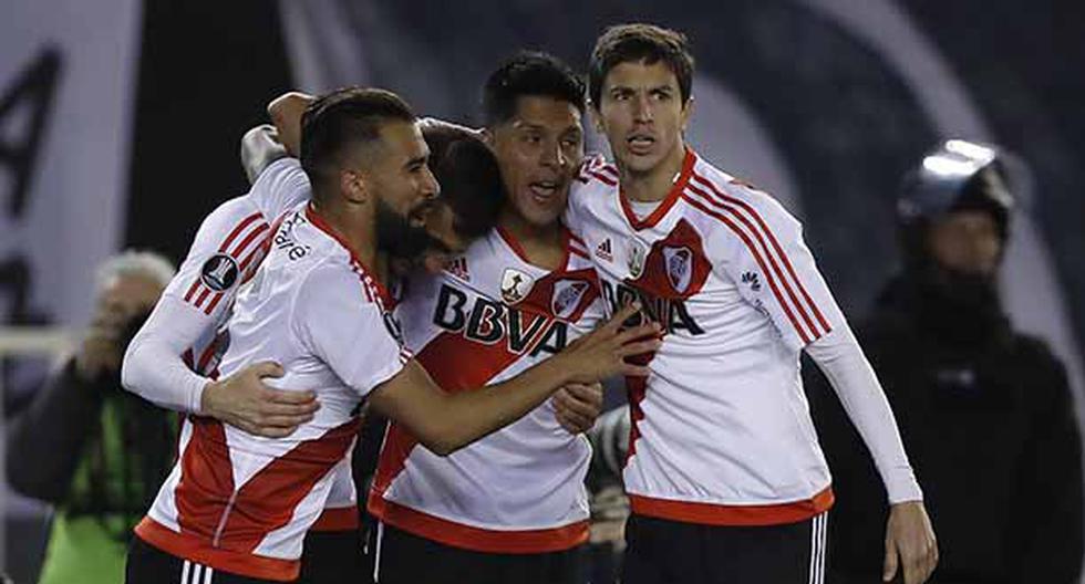 River Plate no tuvo mayores problemas con Guaraní y se metió entre los ocho mejores equipos de la Copa Libertadores. (Foto: EFE)