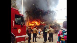Tres incendios se registraron hoy en tres puntos de Lima