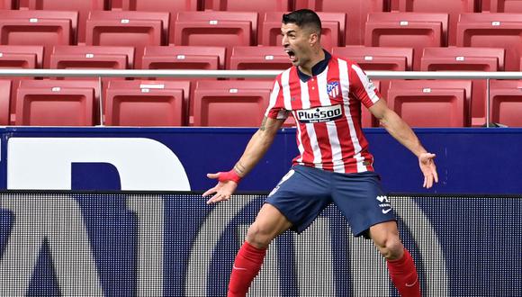 Luis Suárez llegó al Atlético de Madrid en la temporada 2020-21. | Foto: AFP