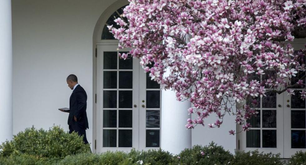 Barack Obama en la Casa Blanca. (Foto:EFE)