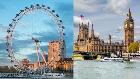 Podrás conocer desde el famoso London Eye hasta el Río Támesis. (Foto: Shutterstock)