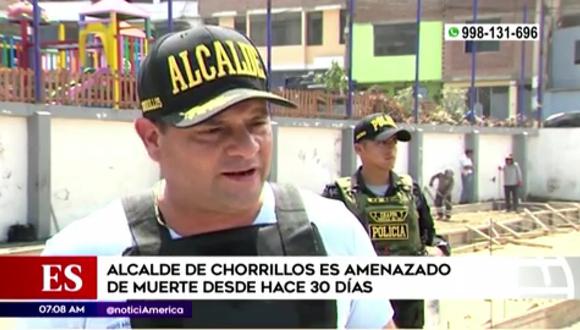 Alcalde Fernando Velasco es amenazado. (Foto: América Noticias)