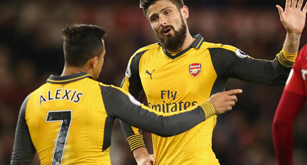 Arsenal renovó hace poco su contrato con Olivier Giroud. (Foto: Getty Images)