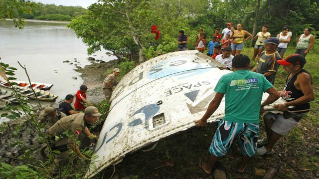 Pescador encuentra pieza de cohete europeo en plena Amazonía - 1