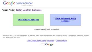 Google lanza "buscador de personas" del Maratón de Boston