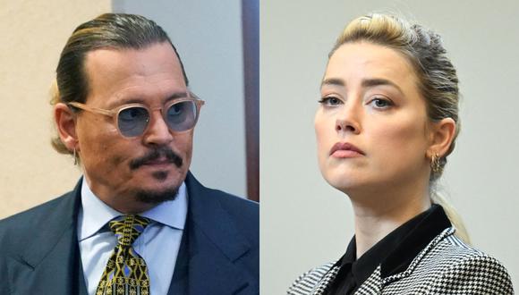 Johnny Depp y Amber Heard protagonizan la nueva docuserie "Depp vs. Heard" de Netflix. (Fotos: AFP)