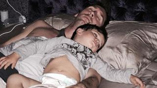 Lionel Messi y la foto más tierna junto a su hijo Thiago