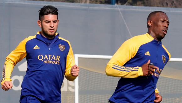 Luis Advíncula y Carlos Zambrano ya tuvieron la oportunidad de jugar como titulares. (Foto: Boca Juniors)