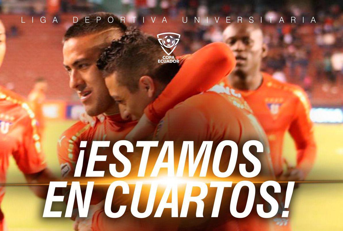 Liga de Quito no tuvo problemas para dejar en el camino a Alianza de Guano por octavos de final en el Estadio Casa Blanca. (Foto: LDU)