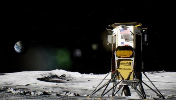 Odiseo: aterriza en la Luna la primera misión estadounidense en más de medio siglo. (INTUITIVE MACHINES).