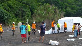 Amazonas: dos albergues para damnificados del terremoto fueron instalados en la provincia de Utcubamba